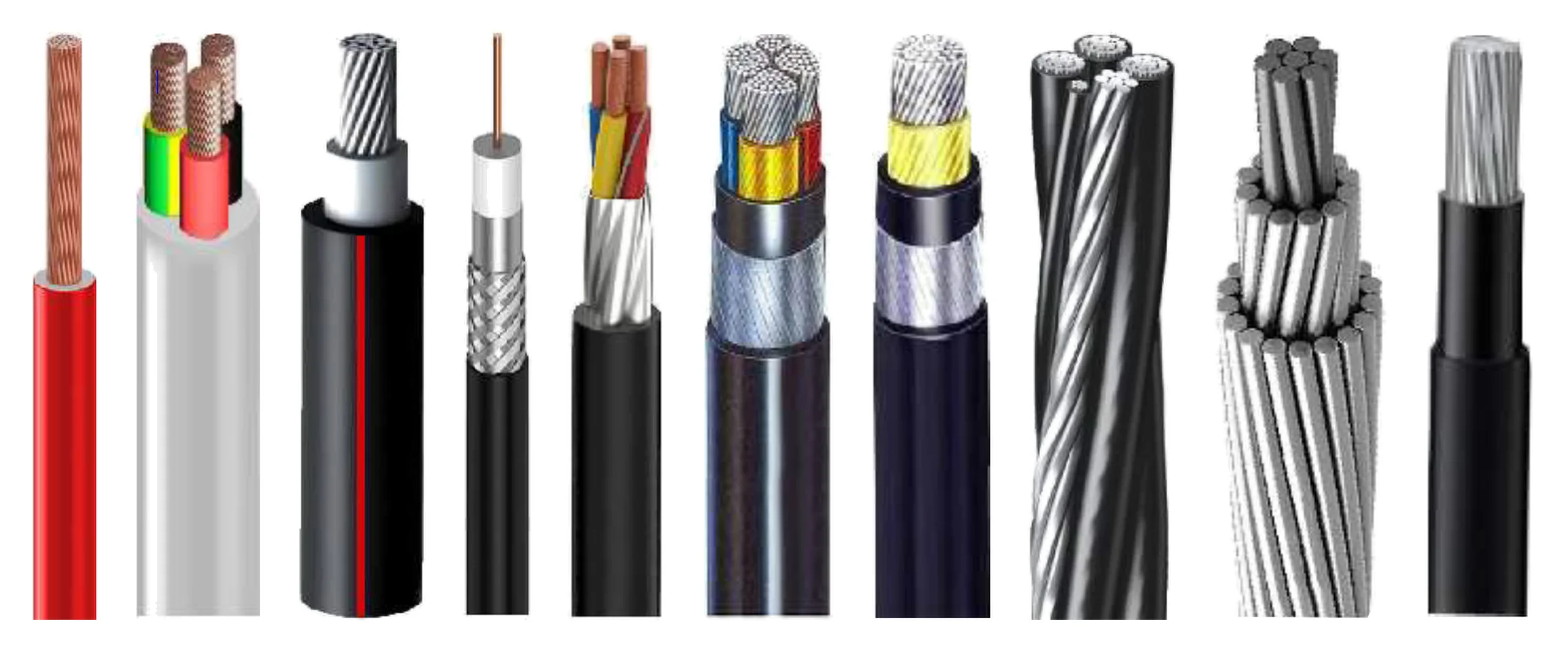 Range of cables and conductors